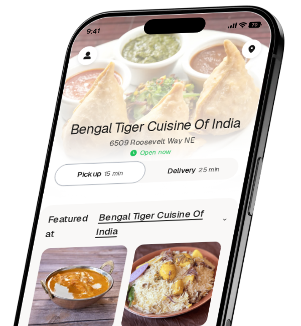 Bengal Tiger Cuisine Of India app preview