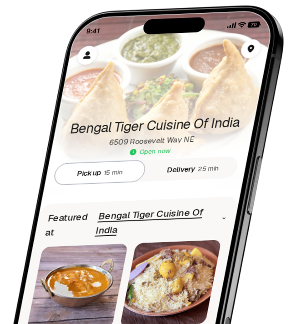 Bengal Tiger Cuisine Of India app preview